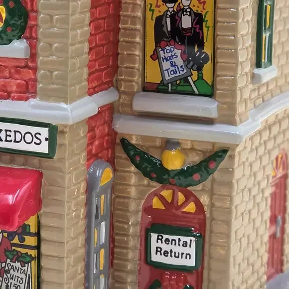 Department 56 Original Snow Village Finklea’s Finery Costume Shop 5405-4 Retired - Picture 12 of 16